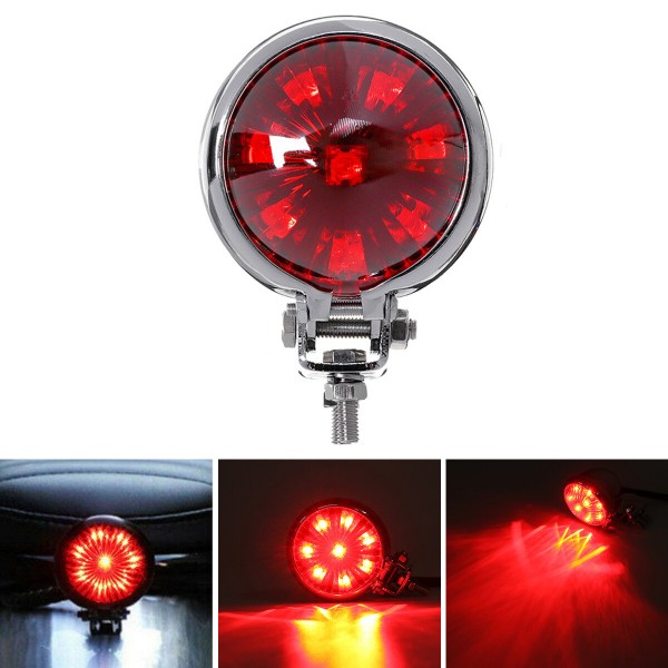 Universally Motorcycles Rear Lamp Aluminum Alloy LED Retro Signal Lamp