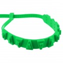 10Pcs Green Snow Chain Tire Emergency Rainproof Nylon Wear-Resistant Low Temperature