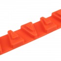 10Pcs Orange Snow Chain Tire Emergency Rainproof Nylon Wear-Resistant Low Temperature
