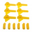 12 Pcs Tyre Tire Nylon Mount Demount Head Insert Rim Protector Machine