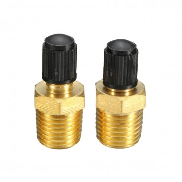 1/4inch NPT Nickel Plated Brass Air Valve Compressor Tank Fill Valves Schrader