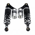 2 x 360mm 14inch Round Hole Motorcycle Rear Shock Absorber Suspension Universal For Honda