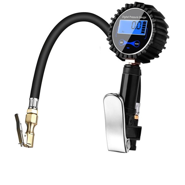 200Psi LCD Display Digital Tyre Tire Air Pressure Gauge Manometer Car Truck Bike