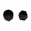 20PCS 17mm Universal Wheel Bolt Nut Bolt Head Black Covers