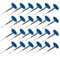 24pcs 3mm Car Motorcycle Vehicle Tyre Puncture Repair Wired Mushroom Plug Patch