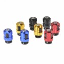 2Pcs CNC Motorcycle Accessories Aluminium Alloy Wheel Tire Valve Stem Cap