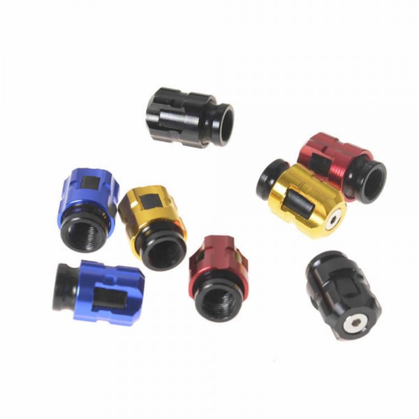 2Pcs CNC Motorcycle Accessories Aluminium Alloy Wheel Tire Valve Stem Cap