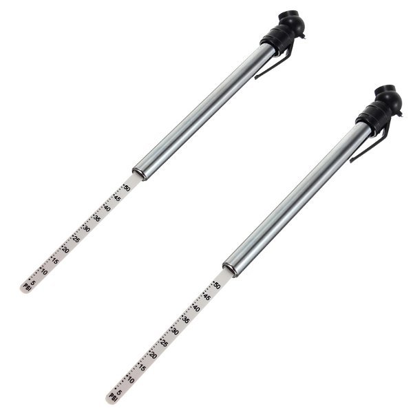 2Pcs Car Motorcycle Tyre Tire Gauge Pen 50-350KPA 5-50 PSI