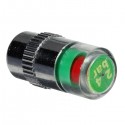 2pcs 36 PSI Tire Pressure Indicator Valve Cap LED Indicator Eye Alert