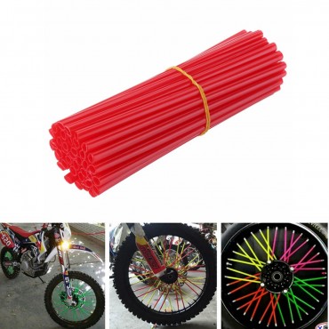 38pcs 15cm Multicolor Spoke Covers Motorcycle Wheels Rim Shrouds Wrap Protector