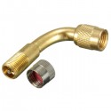 45/90/135 Degree Angle Brass Air Type Valve Extension Adaptor For Motorcycle Car Scooter