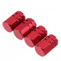 4pcs Car Tires Cap Aluminum Wheel Valves Tyre Stem