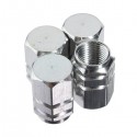 4pcs Car Tires Cap Aluminum Wheel Valves Tyre Stem