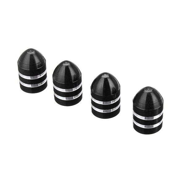 4pcs Motorcycle Car Tire Wheel Valve Stem Caps Bullet Style Air Port Cover