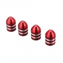 4pcs Motorcycle Car Tire Wheel Valve Stem Caps Bullet Style Air Port Cover