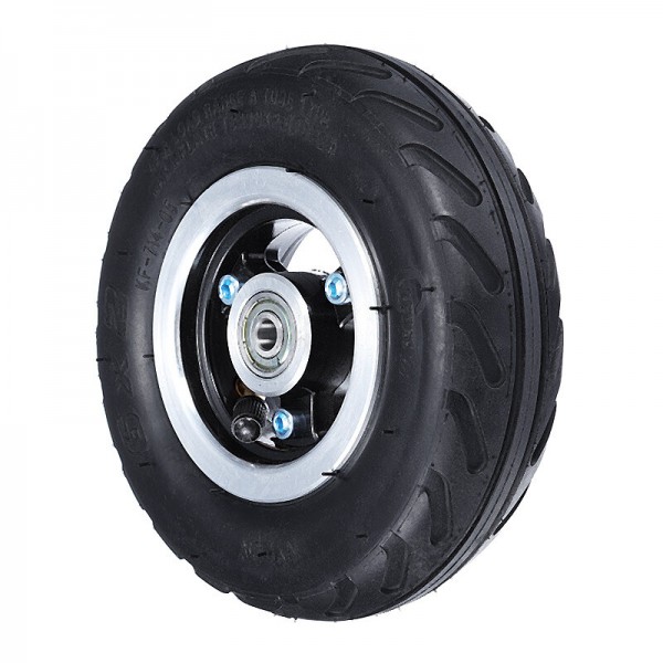 6X2 Inflation Inner Tube Tire Wheel Use 6inch Tire Alloy Hub 160mm Pneumatic Tyre Scooter