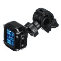 AN-11 Motorcycle Tire Pressure Monitoring System Real Time Sun Protection LCD Display 2 External WI Sensor Motor TPMS