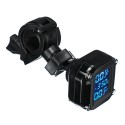 AN-11 Motorcycle Tire Pressure Monitoring System Real Time Sun Protection LCD Display 2 External WI Sensor Motor TPMS