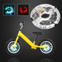 Balance Bicycle Hub Light Bike Wheel Lamp LED Cycling Decor USB Rechargeable