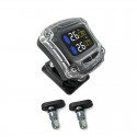 M3 Real Time Tire Pressure Monitor System Waterproof Motorcycle TPMS Wireless LCD Display Internal/External Sensor