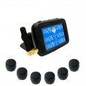 U901T TPMS Wireless Tire Pressure Monitoring System with 6 External Sensors Replaceable Battery LCD Display For Auto Truck