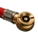 Motorcycle Bicycle Copper Pump Inflation Chuck Tire Valve Pipe Inflator Extension Adaptor