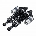 Pair Round Hole 400mm 15.75inch Motorcycle Rear Air Shock Absorber Suspension Scooter ATV RFY