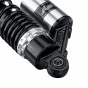 Pair Round Hole 400mm 15.75inch Motorcycle Rear Air Shock Absorber Suspension Scooter ATV RFY