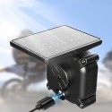 Solar Tire Pressure Monitor TPMS System with External Sensors For Motorcycle
