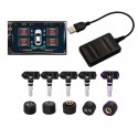 USB TPMS Internal/External Sensor Tire Pressure Monitoring System Tyre Internal For Android