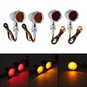 12V 10mm Motorcycle 15 LED Bullet Turn Signal Indicator Brake Lights Universal