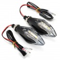 12V 8LED Universal Motorcycle Bike Amber LED Turn Signal Indicator Blinker Lights