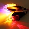 12V 8LED Universal Motorcycle Bike Amber LED Turn Signal Indicator Blinker Lights