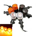 12V Alloy Motorcycle Turn Signal Indicators Amber Light E11/DOT/SAE
