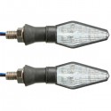 12V Motorcycle 12LED 3 Colors Blinker Dual Color Turn Signal Indicator Light