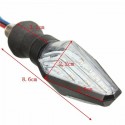 12V Motorcycle 12LED 3 Colors Blinker Dual Color Turn Signal Indicator Light