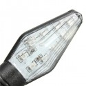 12V Motorcycle 12LED 3 Colors Blinker Dual Color Turn Signal Indicator Light