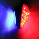 12V Motorcycle 12LED 3 Colors Blinker Dual Color Turn Signal Indicator Light