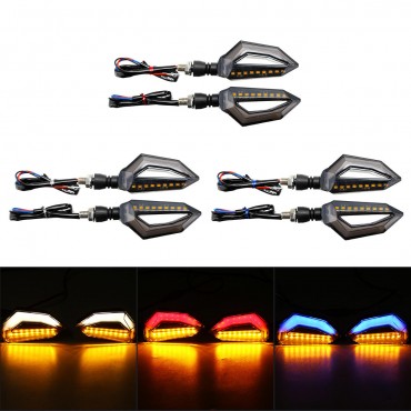 12V Motorcycle LED Turn Signal Indicator Lights For Kawasaki/Yamaha/BMW/Honda/KTM