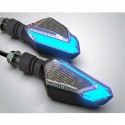 12V Motorcycle LED Turn Signal Lights Running Daytime Light Brightness DRL