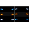 12V Motorcycle LED Turn Signal Lights Running Daytime Light Brightness DRL