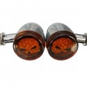 12V Motorcycle Turn Signal Lights For Harley Davidson Softail Cross Bones