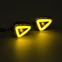 12V Motorcycles LED Turn Signal Indicator Lights Running Daytime Light Universal