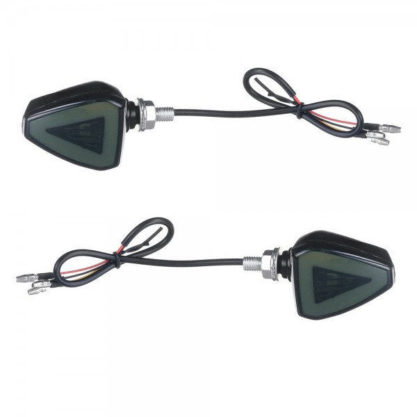 12V Motorcycles LED Turn Signal Indicator Lights Running Daytime Light Universal