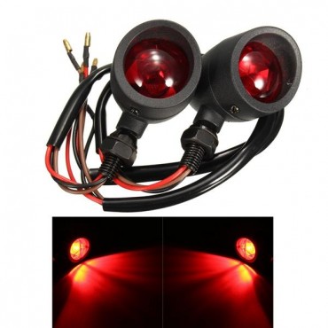 12V Universal Motorcycle Bullet Turn Signal Indicator Amber Light