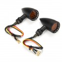 12V Universal Motorcycle Motorbike Yellow LED Bullet Turn Signal Indicator Light