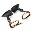 12V Universal Motorcycle Motorbike Yellow LED Bullet Turn Signal Indicator Light