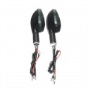 12V Universal Motorcycles LED Turn Signal Indicator Lights Running Daytime Lamp 3 Color
