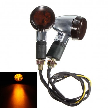 12V Universal Turn Signal Indicator Amber Light Bulb Motorcycle Motor Bike