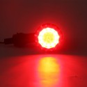 2 PCS Retro Motorbike Flasher Turn Signal Lights Front Rear Blinker Motor Indicator Black for Honda Yamaha Harley
